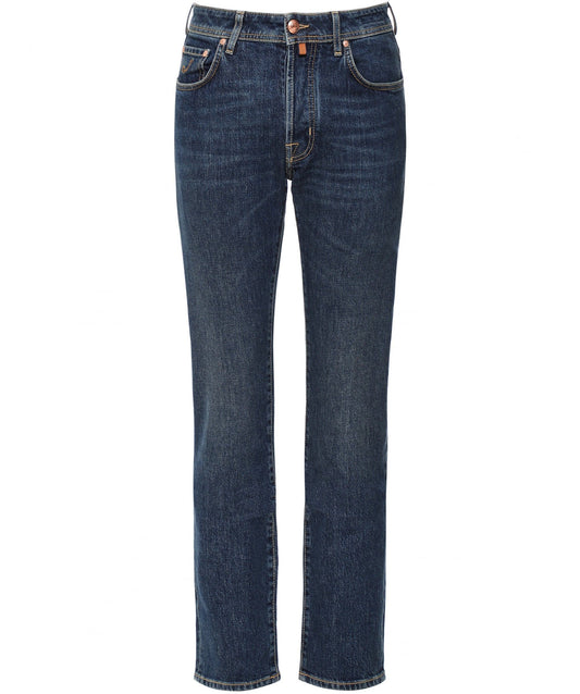 Blue Cotton Men Jeans