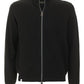 Black Cotton Men Sweater