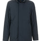 Blue Polyester Men Jacket