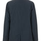 Blue Polyester Men Jacket