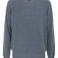 Elegant Crewneck Wool Blend Sweater