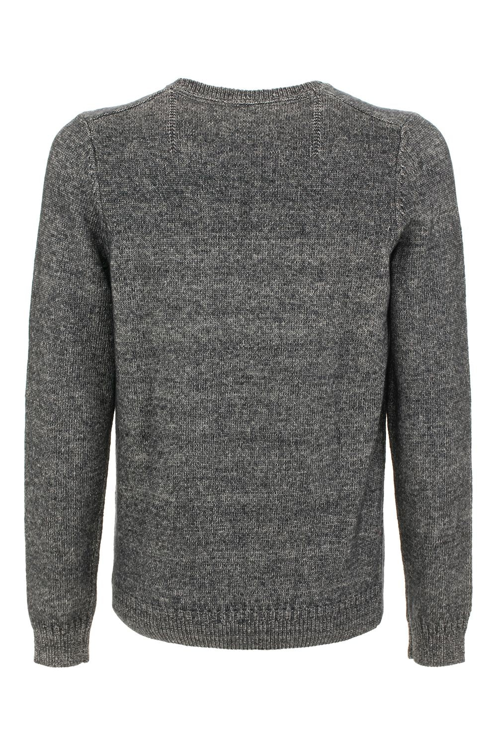 Blue Cotton Men Sweater