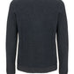 Blue Cotton Men Sweater