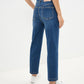 Blue Viscose Women's Jean