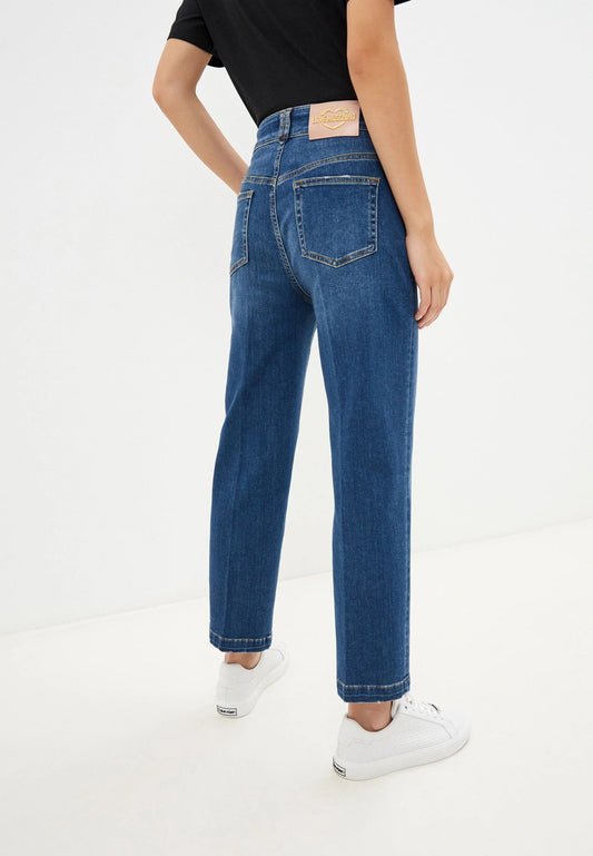 Blue Viscose Women's Jean