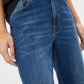 Blue Viscose Women's Jean