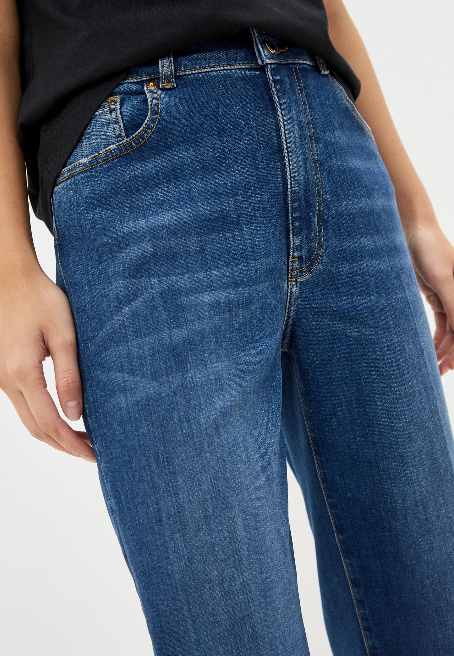 Blue Viscose Women's Jean
