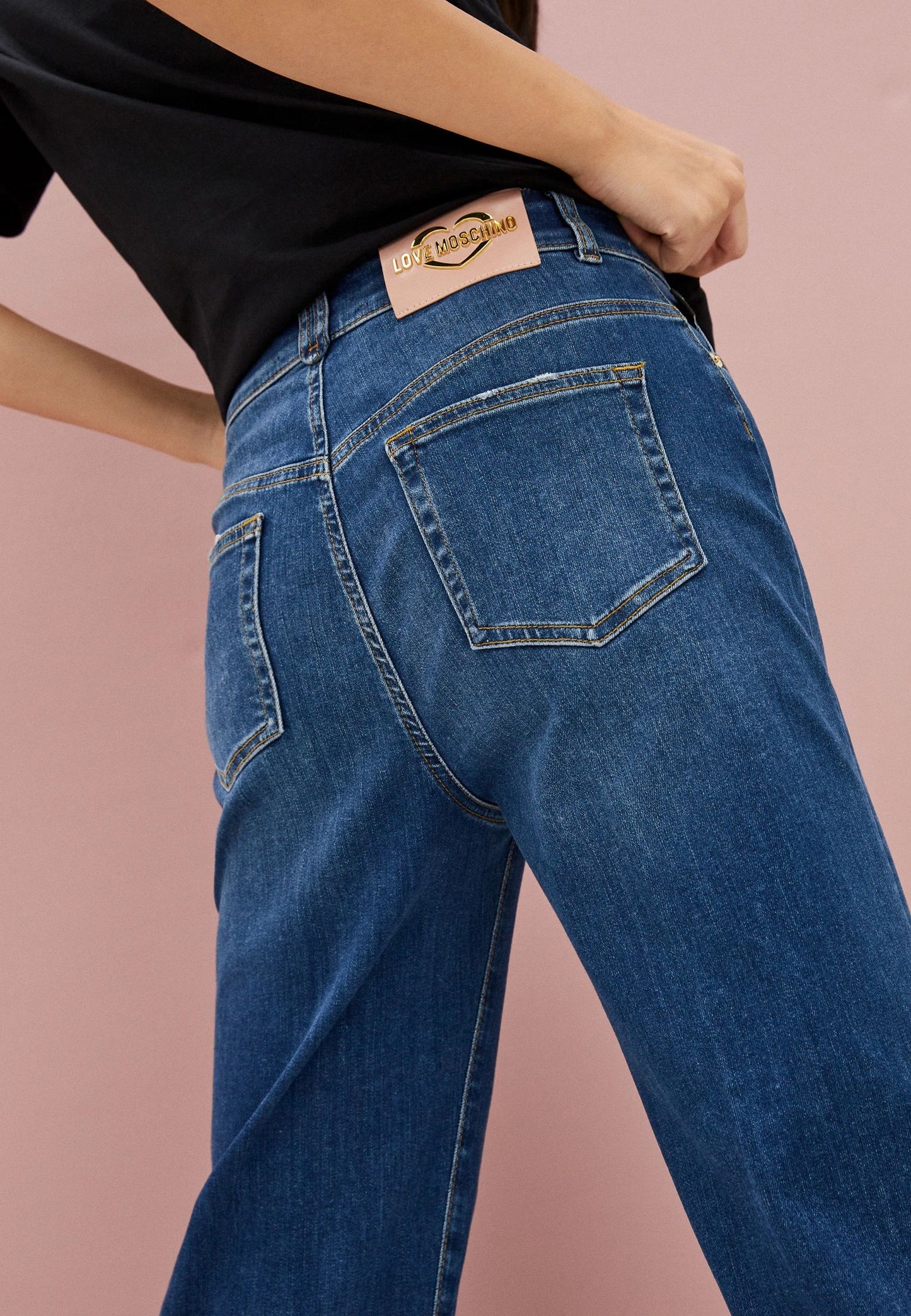 Blue Viscose Women's Jean