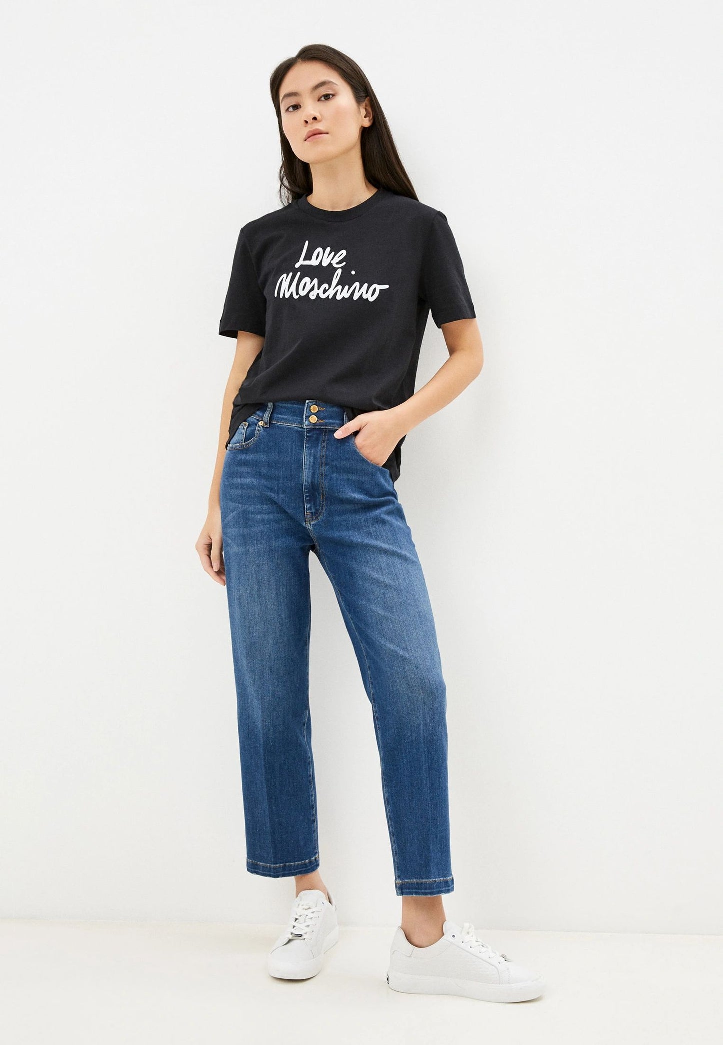 Blue Viscose Women's Jean