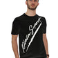 Black Cotton Men's T-Shirt