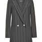 Black Polyester Women Blazer