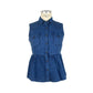 Blue Lyocell Women Shirt