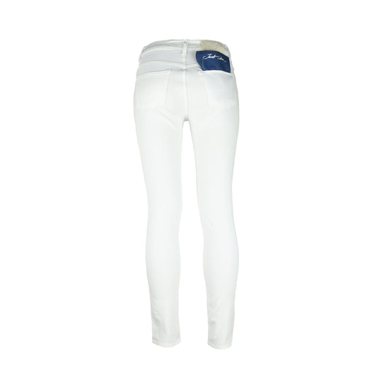 White Cotton Women's Jeans