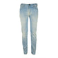 Blue Cotton Women's Jeans