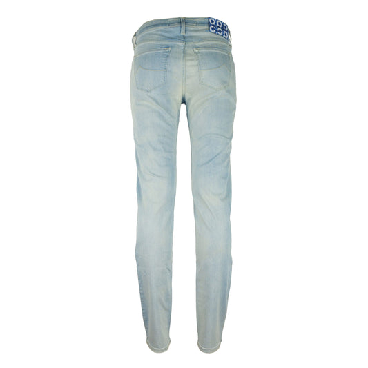 Blue Cotton Women's Jeans
