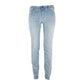 Blue Cotton Women Jeans
