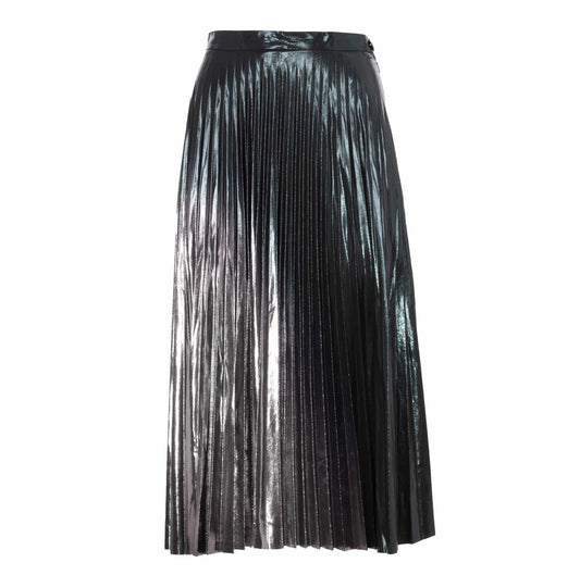 Black Polyester Women Skirt