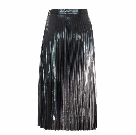 Black Polyester Women Skirt
