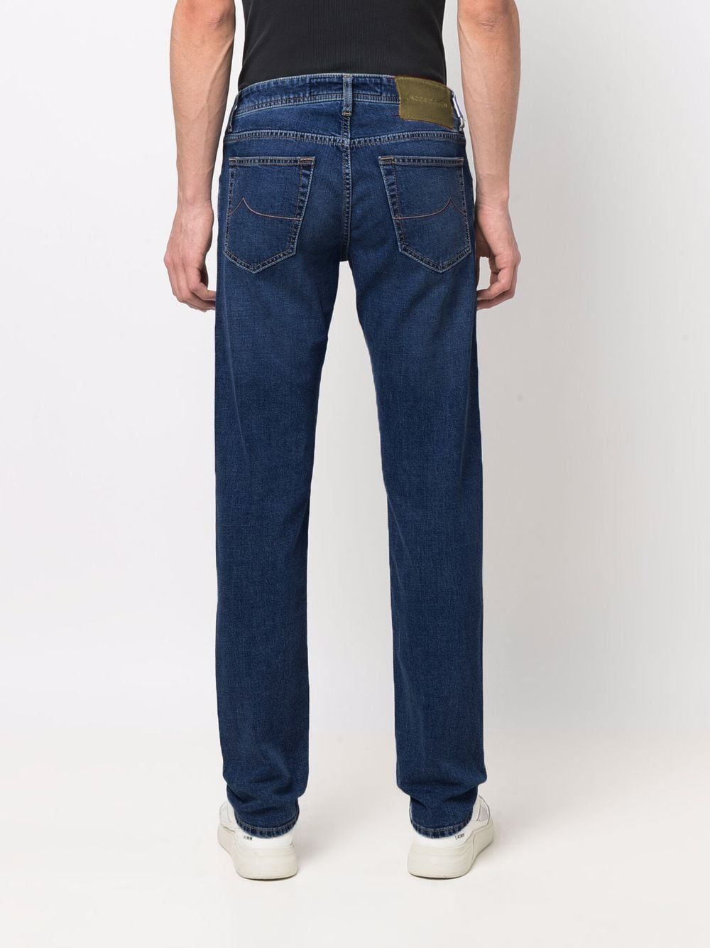 Elegant Italian Denim in Riveting Blue