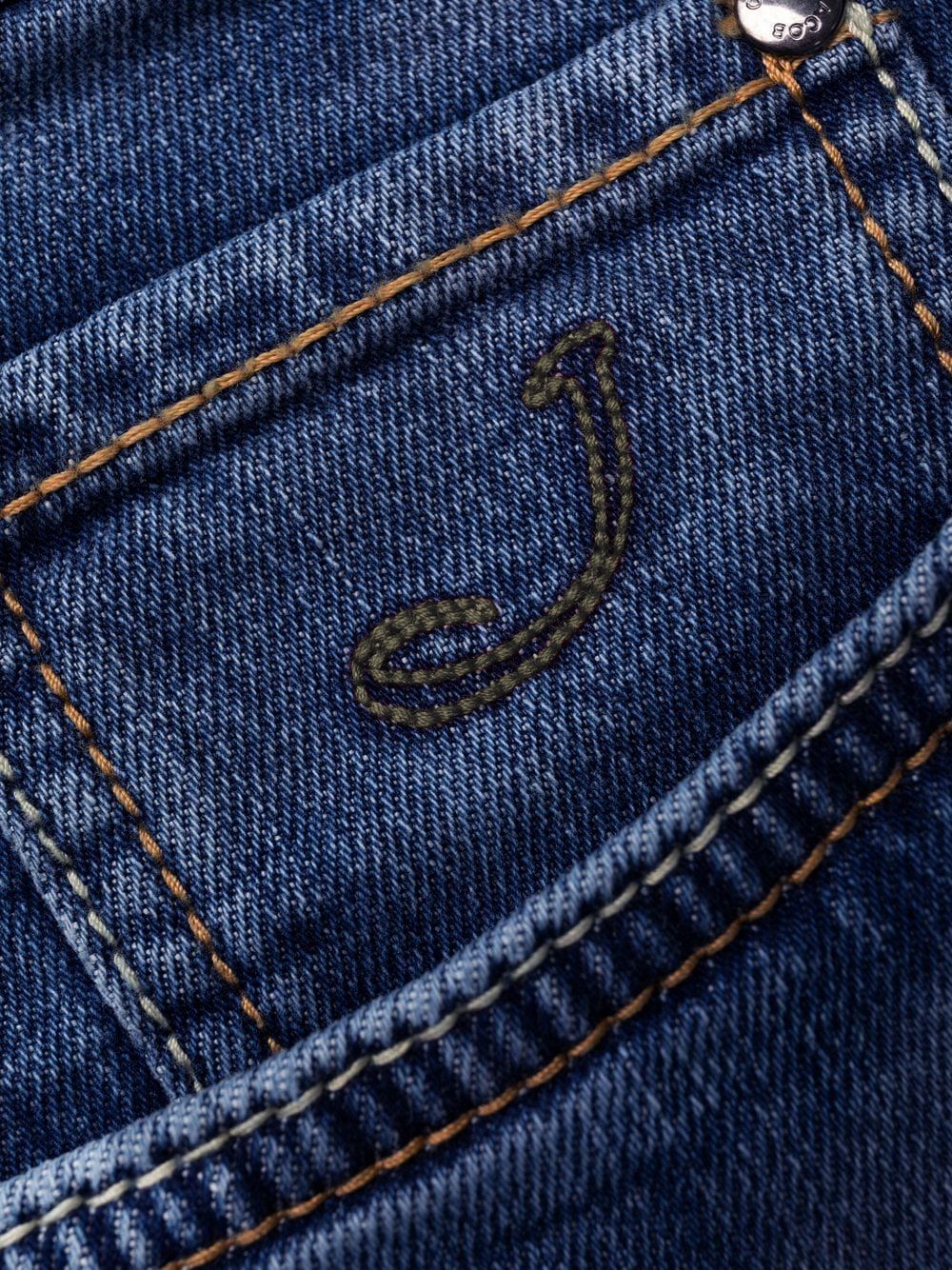 Elegant Italian Denim in Riveting Blue