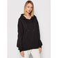 Embossed Detail Cotton Hoodie - Elegance with Comfort