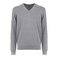 Gray Cotton Men Sweater