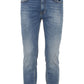 Blue Cotton Men's Jean