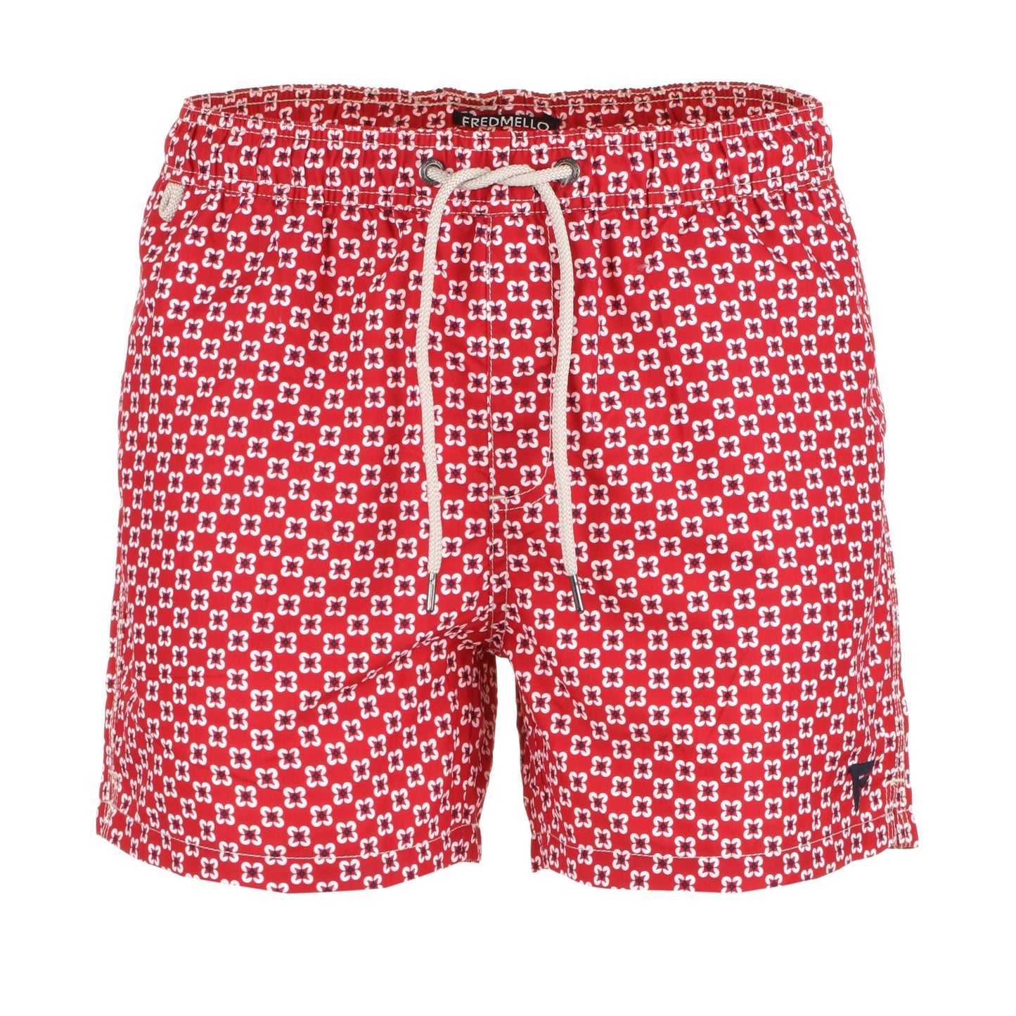 Radiant Red Men's Beachwear Boxers