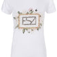 White Cotton Women T-Shirt