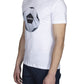 White Cotton Men T-Shirt