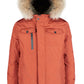 Orange Nylon Men's Jacket