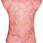 Coral Polyester Women Top