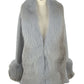 Gray Virgin Wool Women Coat