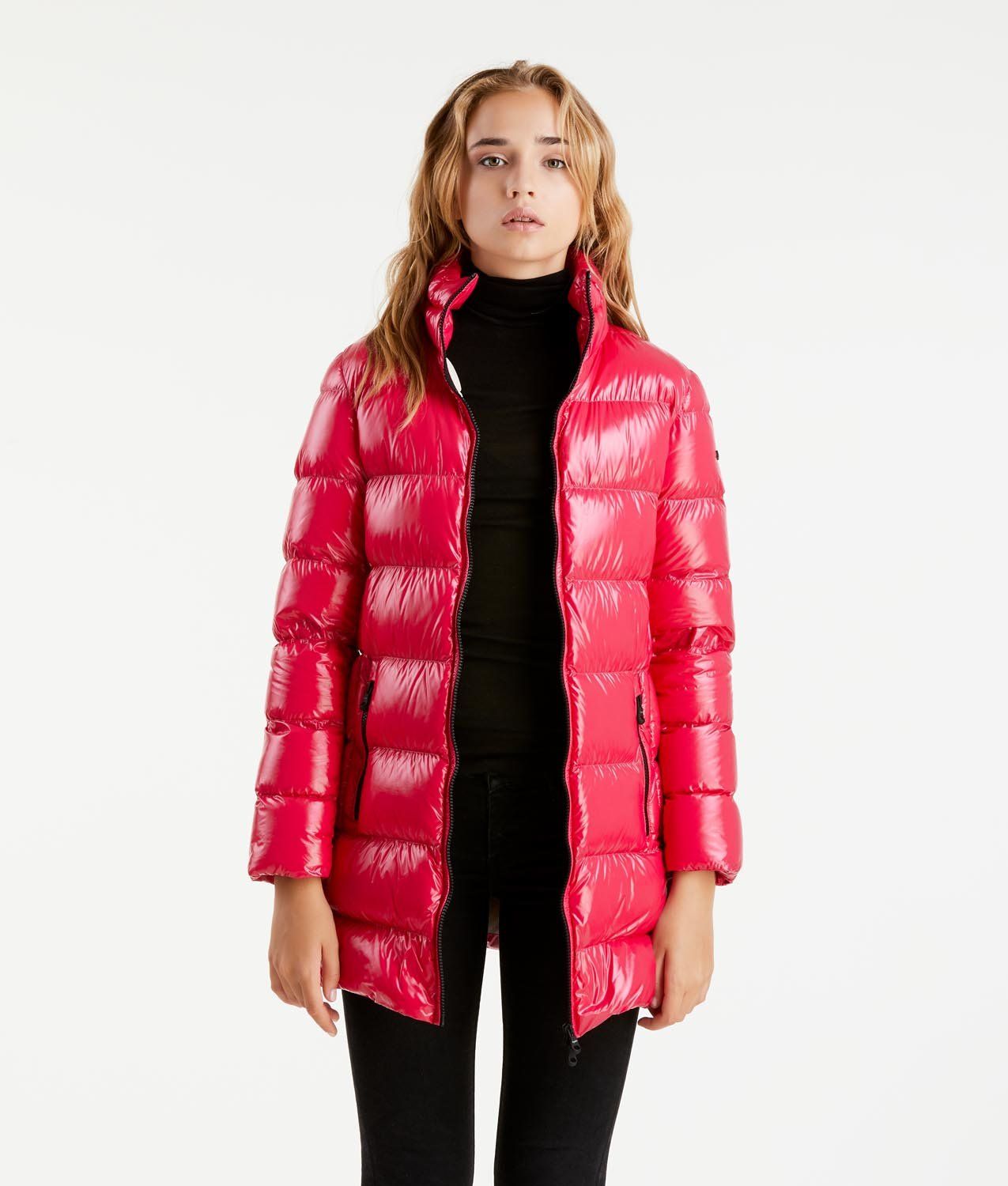 Fuchsia Polyamide Women Jacket