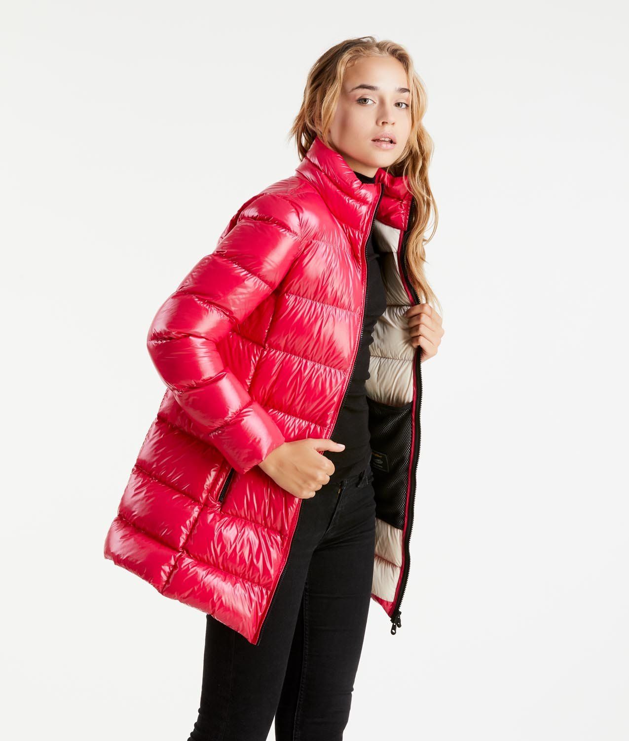 Fuchsia Polyamide Women Jacket