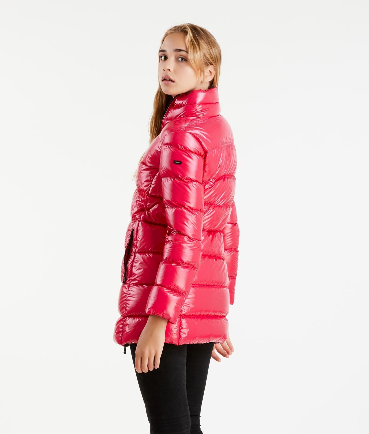Fuchsia Polyamide Women Jacket