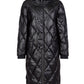 Black Polyester Women Jacket