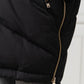 Black Polyester Women Jacket