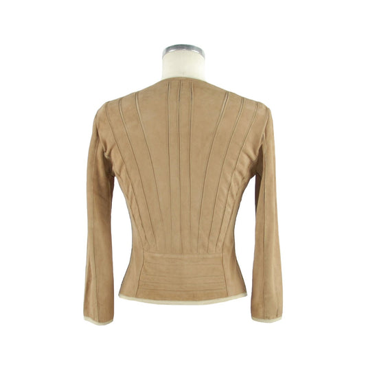 Brown Leather Women Jacket