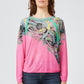Fuchsia Viscose Women Sweater