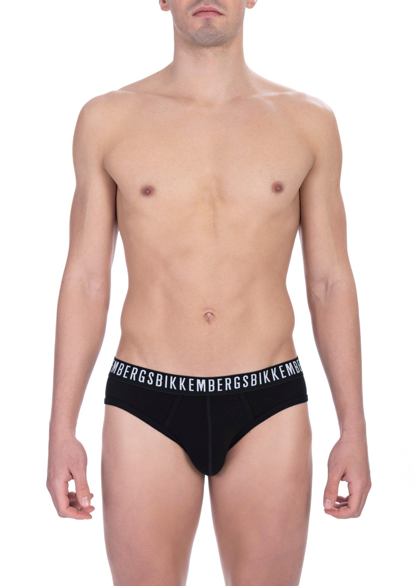 Black Cotton Men Brief