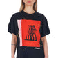 Black Cotton Women T-Shirt