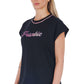 "Black Cotton Women T-Shirt"