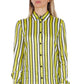 Green Viscose Women Shirt