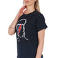 Black Cotton Women Top