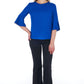 Blue Polyester Women Shirt
