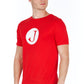 Red Cotton Men T-Shirt