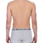 Gray Cotton Men Underwear Trunk Set