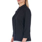 Black Polyester Women Shirt