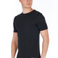 Black Cotton Men T-Shirt